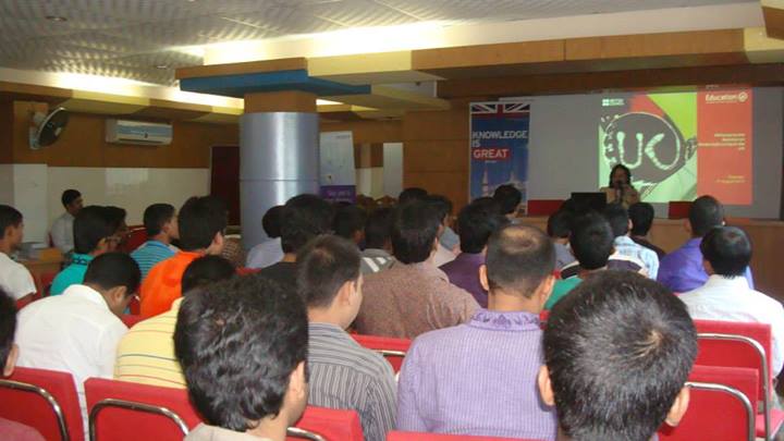 Seminar on studying and living in the UK in Rajshahi
