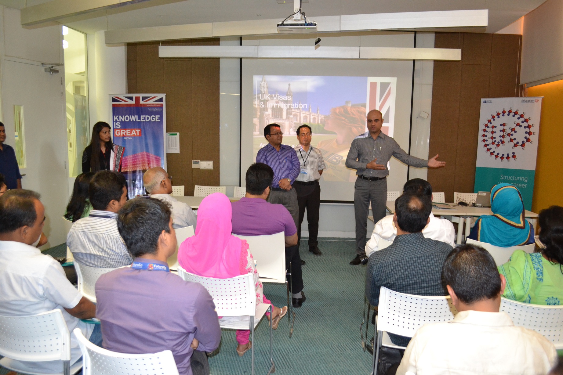 Visa seminar for local agents in Bangladesh. 