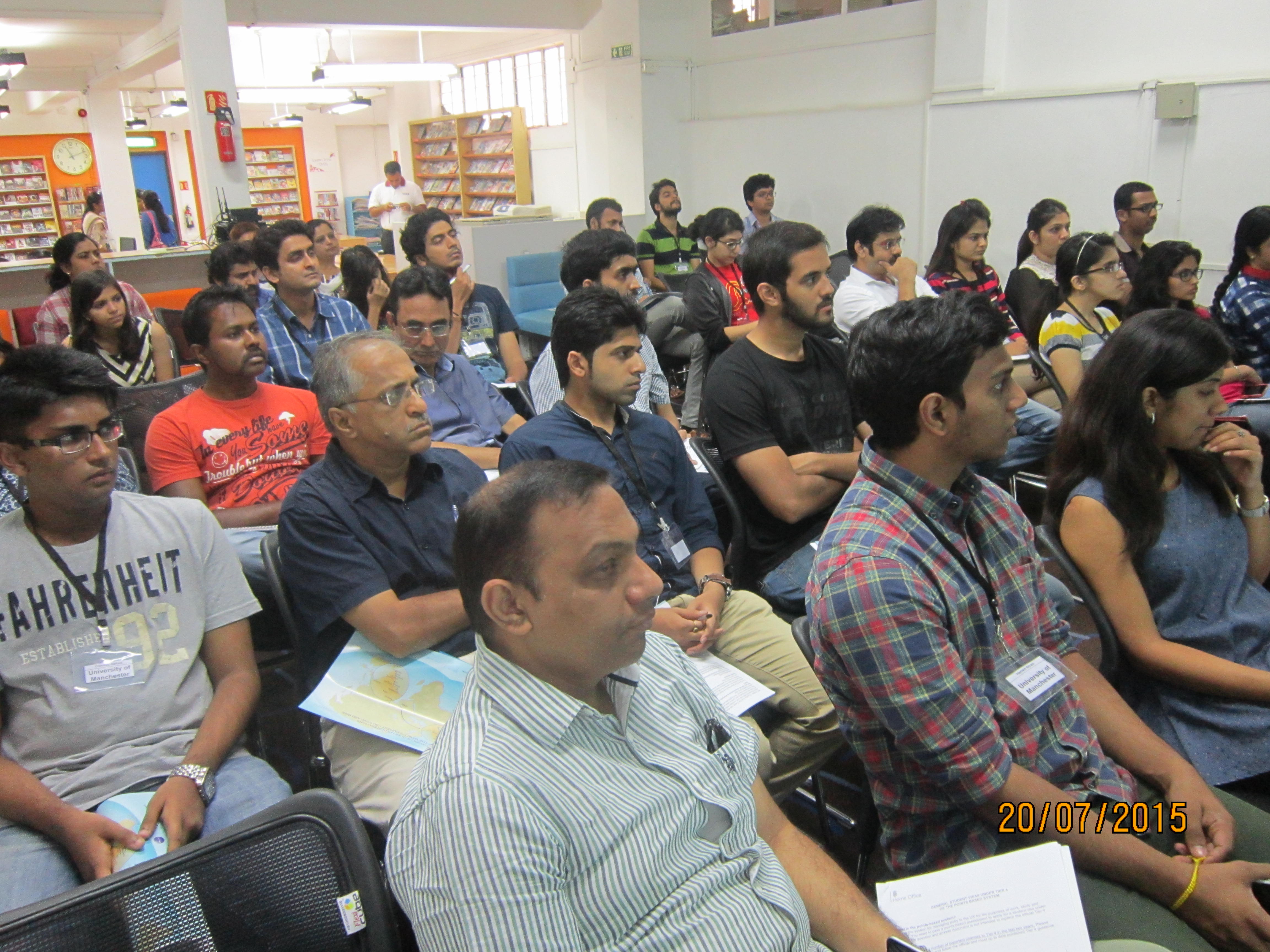 Indian students ready to take off:  Pre-departure briefings 2015